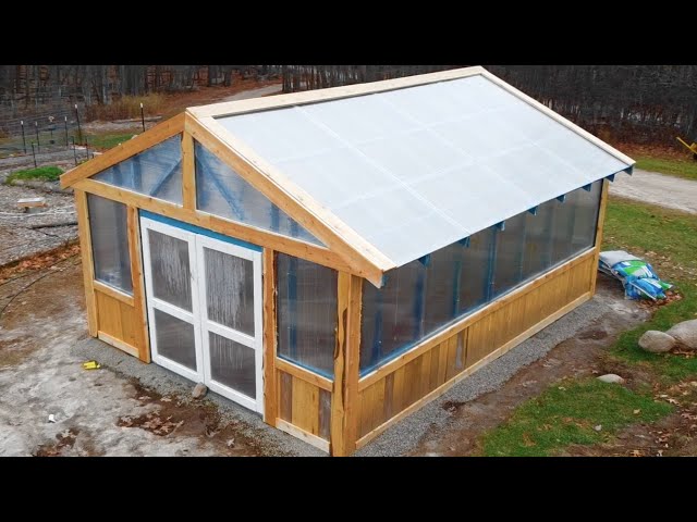 Brothers Build Dream DIY GREENHOUSE │ Road to Food Sustainability