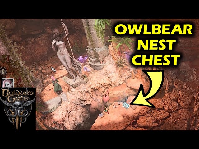 How to Open Owlbear Nest Chest | Baldur's Gate 3