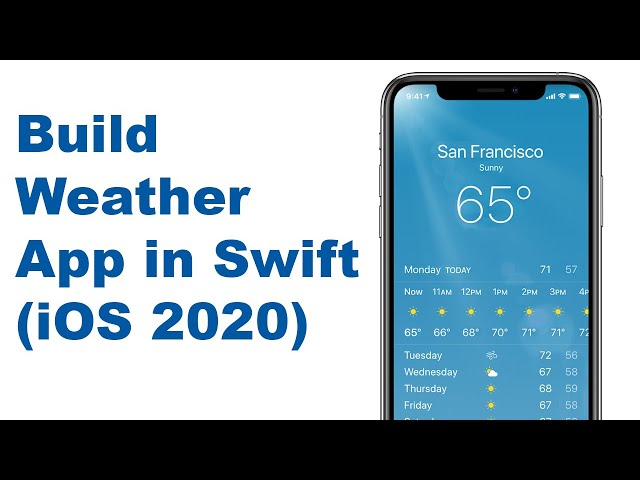 Build Weather App in Swift and Xcode 12 (Tutorial) - iOS 2023