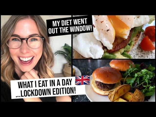 What I Eat in a Day During Lockdown in the UK! | xameliax Food Diary