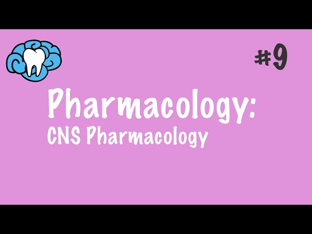 Pharmacology | Central Nervous System | INBDE, ADAT