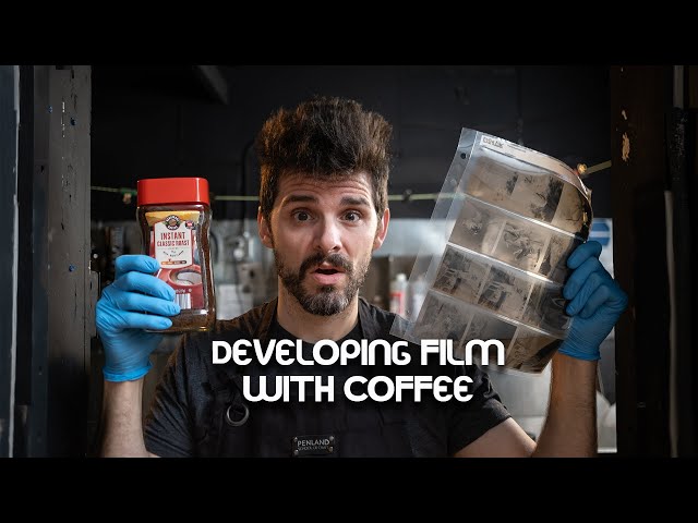 Developing Film with Coffee using Caffenol! - DIY Darkroom