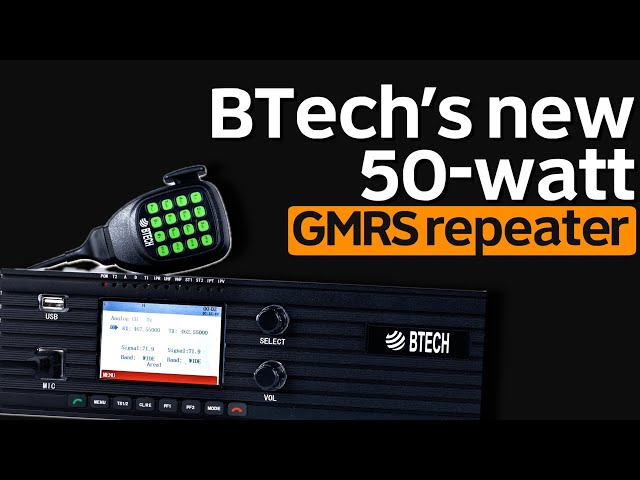 My Experience With The BTech GMRS-RPT50 / Overview and Review Of BTech's New 50-Watt GMRS Repeater