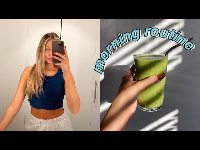 fall morning routine: mornings with a puppy, skincare, & healthy breakfast recipe | maddie cidlik