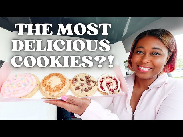 Crumbl Cookies Honest Review | Cookie Butter Ice Cream, Confetti Cake, Triple Berry Cobbler