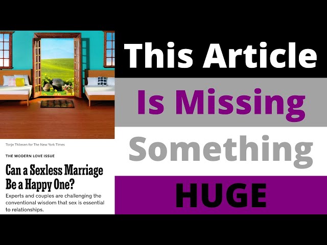 What The New York Times Got Wrong in their Sexless Marriage Article