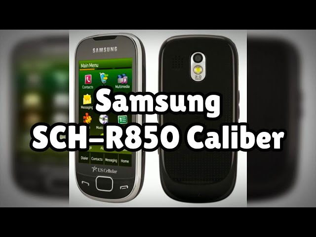 Photos of the Samsung SCH-R850 Caliber | Not A Review!