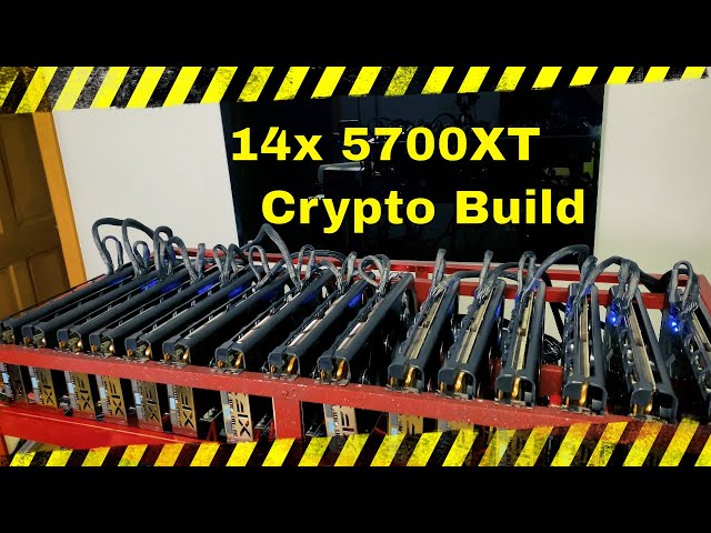 14x XFX 5700xt Mining Rig - how did we do it?