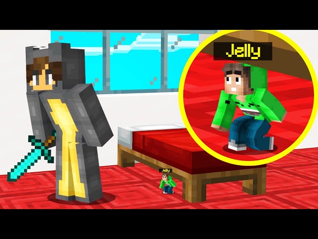 TINY HIDE And SEEK In SLOGO'S BEDROOM! (Minecraft)