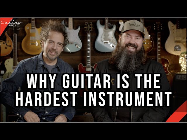 Why Guitar is the Hardest Instrument to play