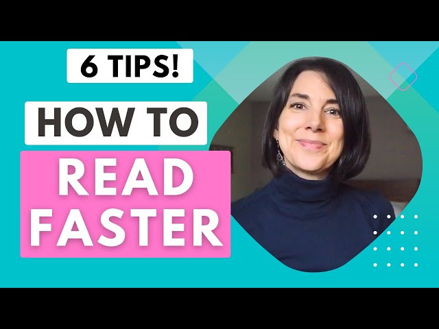 HOW TO READ FASTER! 6 Tips to Be a Faster Reader for ESL Students