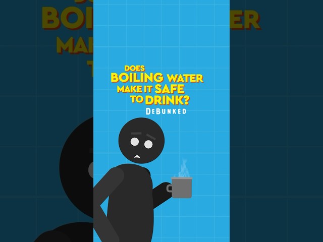 Does Boiling Water Make It Safe To Drink? DEBUNKED #debunked #survivalfacts #learnsomethingnew