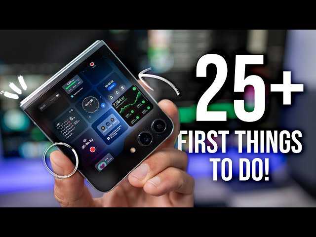 Galaxy Z Flip 5 - First 25 Things To Do ( Tips & Tricks )