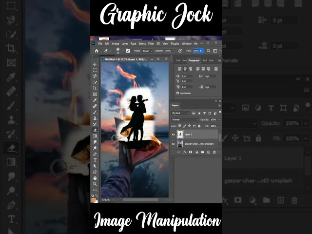 Image manipulation | Photoshop tutorial | Graphic design #shorts