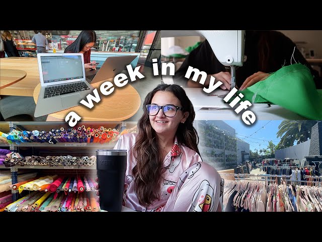 a week in my life!!! custom orders, editing, flea markets | VLOG
