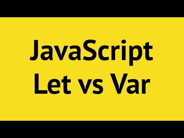 JavaScript Let vs Var vs Constant | Mosh