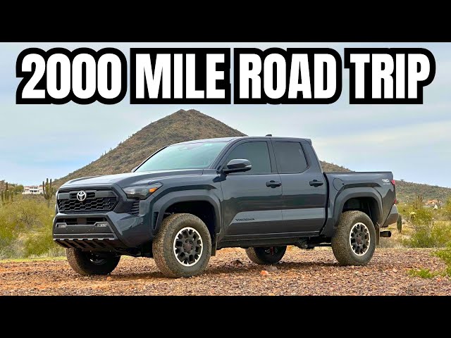 Driving My New Tacoma 2000 Miles from Florida to Arizona For Westcott Designs - MPG Test