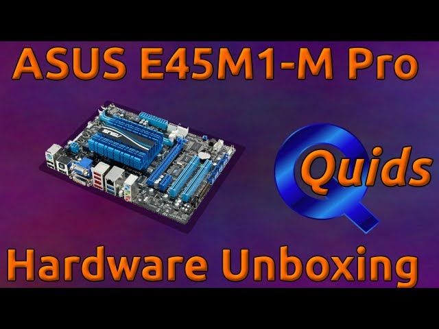 Unboxing & Look at Asus E45M1-M Pro Motherboard