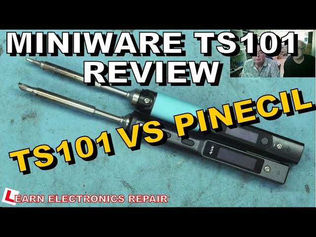 Miniware TS101 Smart Soldering Iron Test & Review. TS101 vs Pinecil