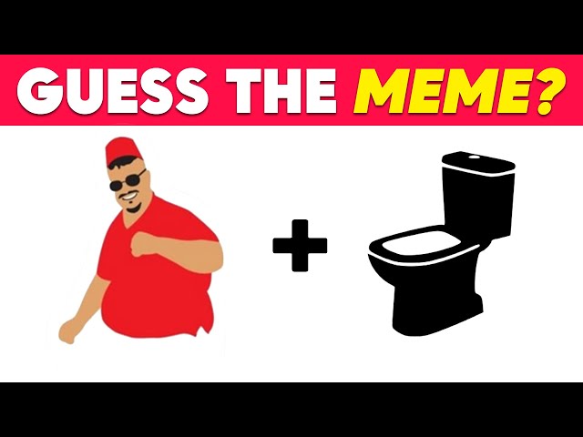Guess The Meme by Emoji | One Two Buckle My Shoe, Skibidi Toilet, Skibidi Dom Dom Yes Yes