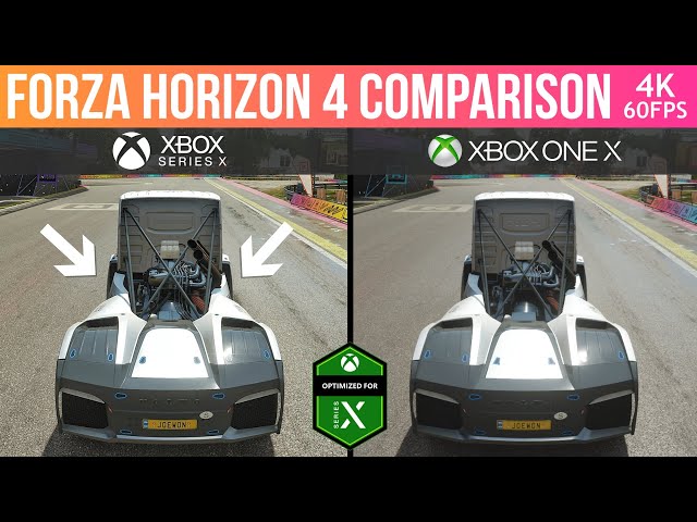 Forza Horizon 4 - Xbox Series X vs Xbox One X - 4K 60FPS - Ultimate Comparison!!!
