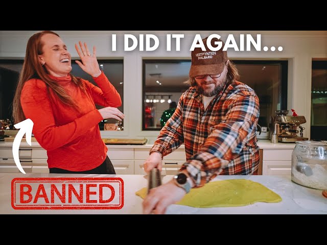 He bakes & I get BANNED from the Kitchen | Lussebullar | Svalbard Vlogmas 3