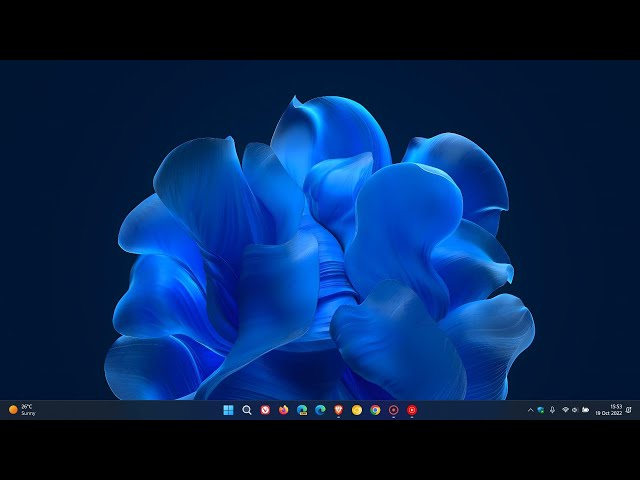 Download the early never released version of the Windows 11 Bloom wallpaper