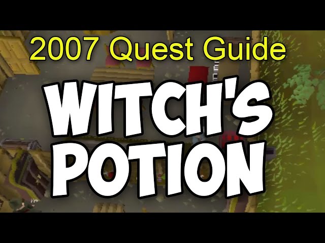 Runescape 2007 Witch's Potion Quest Guide