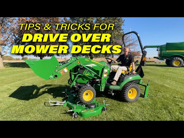 Comparing the Removal and Installation of a John Deere Drive Over AutoConnect Mower Deck