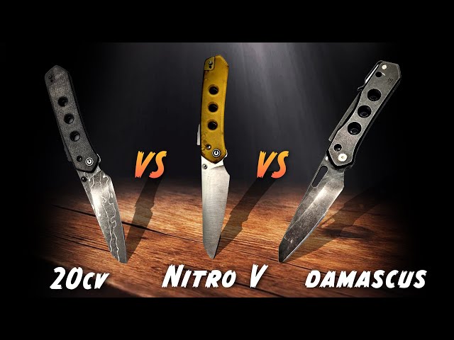 WE KNIFE co Vision R Takes on Civivi Vision FG in Nitro V & Damascus Steel!