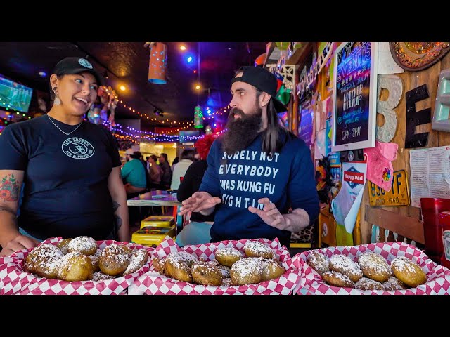 WIN THE $90 MEAL FREE IF YOU CAN BEAT THEIR DEEP FRIED OREO EATING RECORD! | BeardMeatsFood