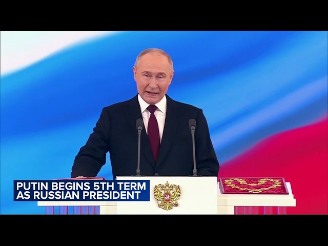 Vladimir Putin begins 5th term as president of Russia