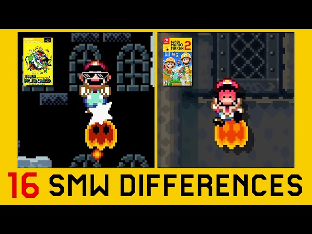 16 Differences Between Super Mario World and Super Mario Maker 2 (Part 1)