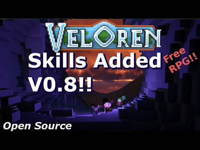 Veloren - SKILLS are Merged into V0.8! - Rust Open Source & Linux (Like Minecraft/Cube World) (Q&A)