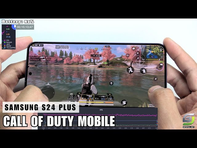 Samsung Galaxy S24 Plus test game Call of Duty Mobile CODM | Exynos 2400