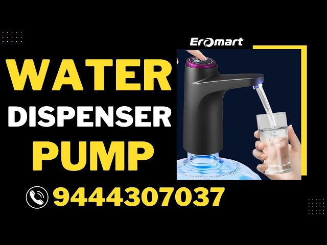 Water Dispenser Pump in Chennai for Drinking Water Can with Rechargeable Battery Backup
