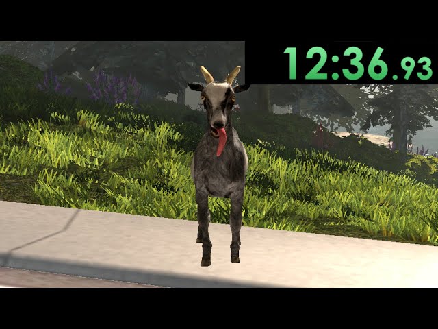 I decided to speedrun Goat Simulator and it was even more broken than I remembered
