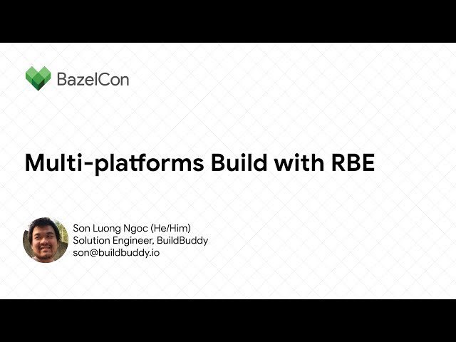 Multi-platforms Build with Remote Build Execution