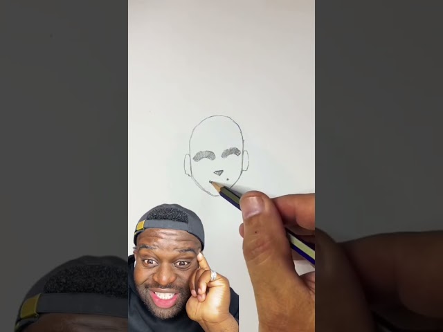 Artist EXPOSES The Most SATISFYING Way To Draw A Face 🤯 #shorts
