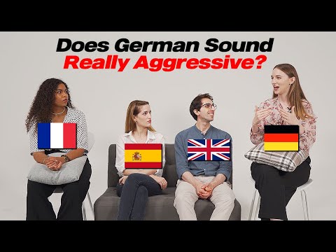 Does German Sound Aggressive? We Compare Words in 4 Languages!!