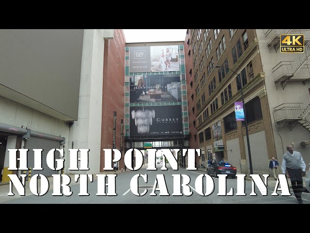 High Point, North Carolina - [4K] Downtown Tour