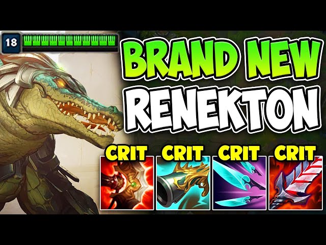 THERE'S A NEW CRIT RENEKTON BUILD AND IT'S ABSOLUTELY BROKEN! (FULL HP ONE SHOTS)