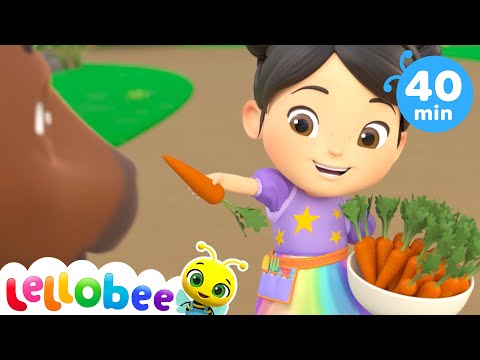 Lellobee City Farm | Educational And Fun Songs | Learning Corner Videos For Kids