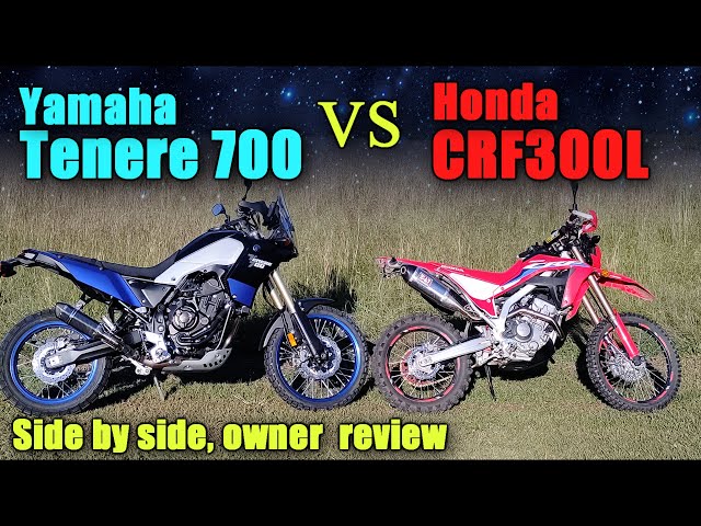 Honda CRF300L and Tenere 700 Review and Comparison - Which motorcycle is the best dual-sport for you