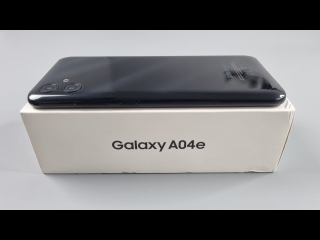 Samsung Galaxy A04e (Black Color) 3/32 Unboxing ASMR #asmr