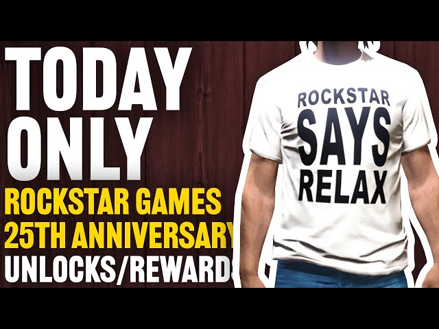 UNTIL JANUARY 3RD Rockstar Games 25th Anniversary Rewards/Unlocks In GTA Online!