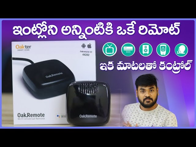 Oakter Wireless Remote for TV, AC, Music System etc. || Work with Alexa, Google Home & Oakter App