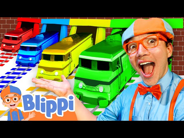 Blippi the Giant Conductor - Blippi | Educational Videos for Kids