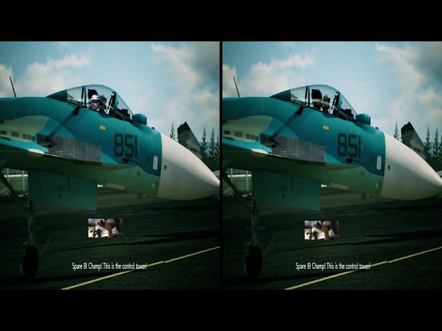 Ace Combat 7 PC 4K 3D VR : PC PSVR RTX 3090 Hori FlightStick : Mission 5 444