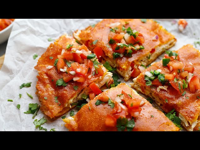 Easy Keto Cheese-Crusted Quesadillas Recipe